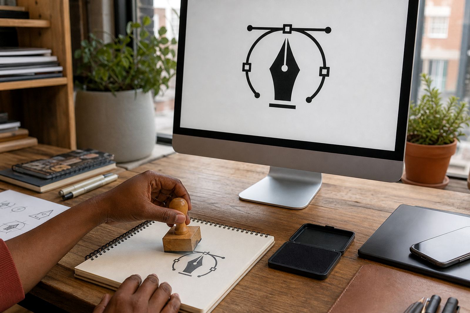 Stamp Logo Redraw